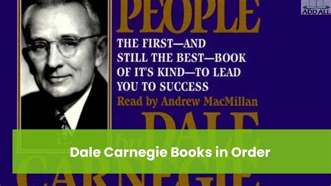 dale carnegie list of books.